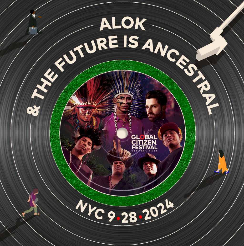 Alok e artistas indígenas apresentam 'O Futuro É Ancestral' no Global Citizen em Nova York Alok e artistas indígenas apresentam 'O Futuro É Ancestral' no Global Citizen em Nova York